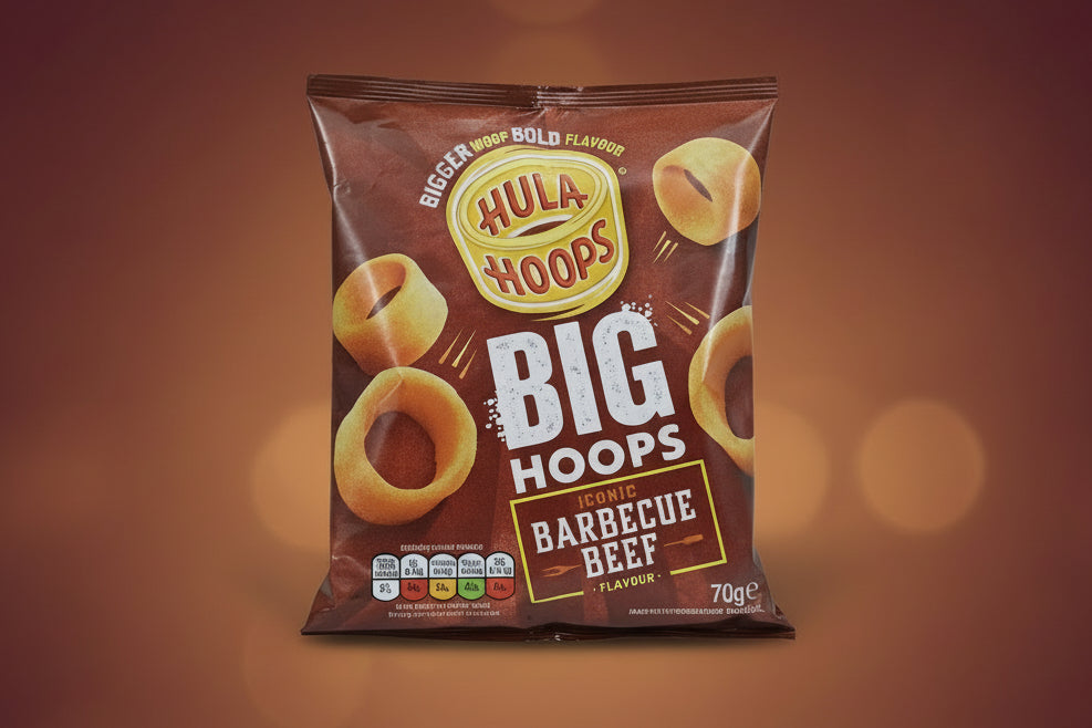 Hula Hoops Crisps Barbecue 70GM