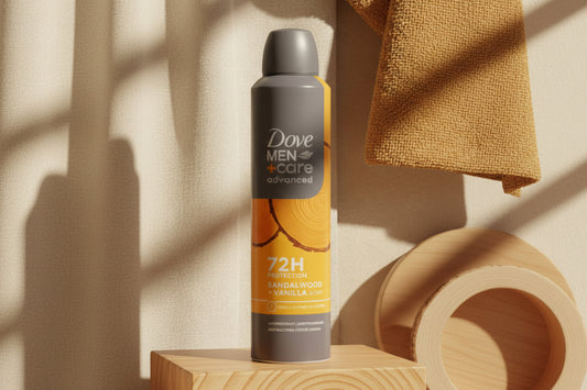 DOVE DEODORANT SANDAL WOOD & VANILLA 250ML