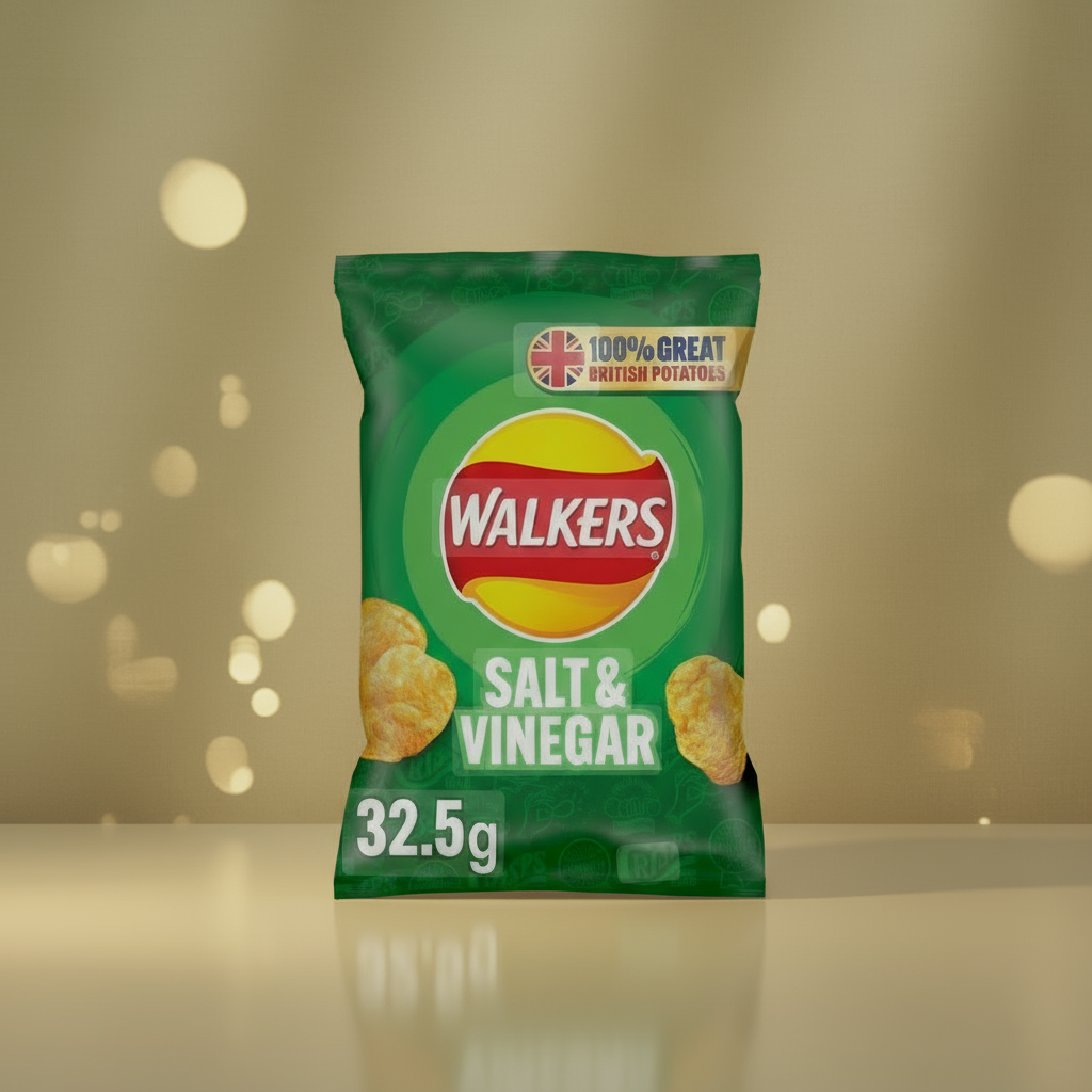 WALKERS SALT & VINEGAR 32.5GM