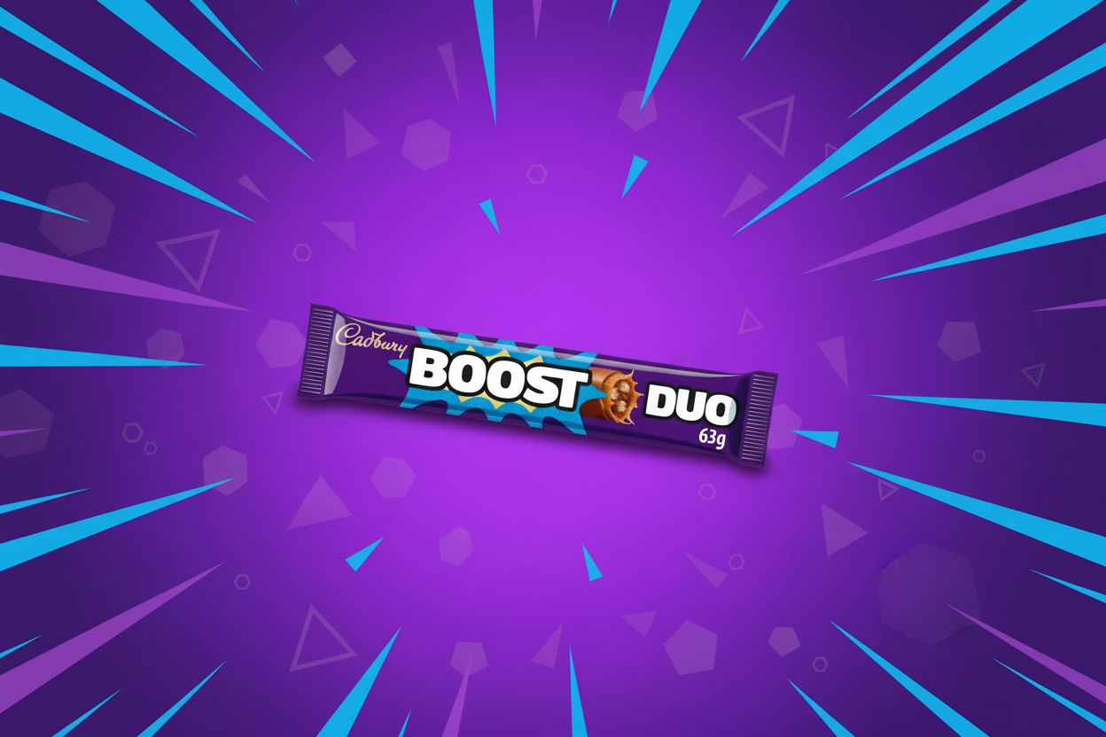CADBURY BOOST DUO BAR 63GM