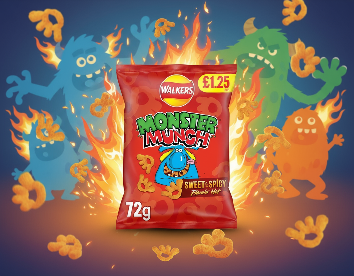 MONSTER MUNCH SWEET & SPICEY 72GM