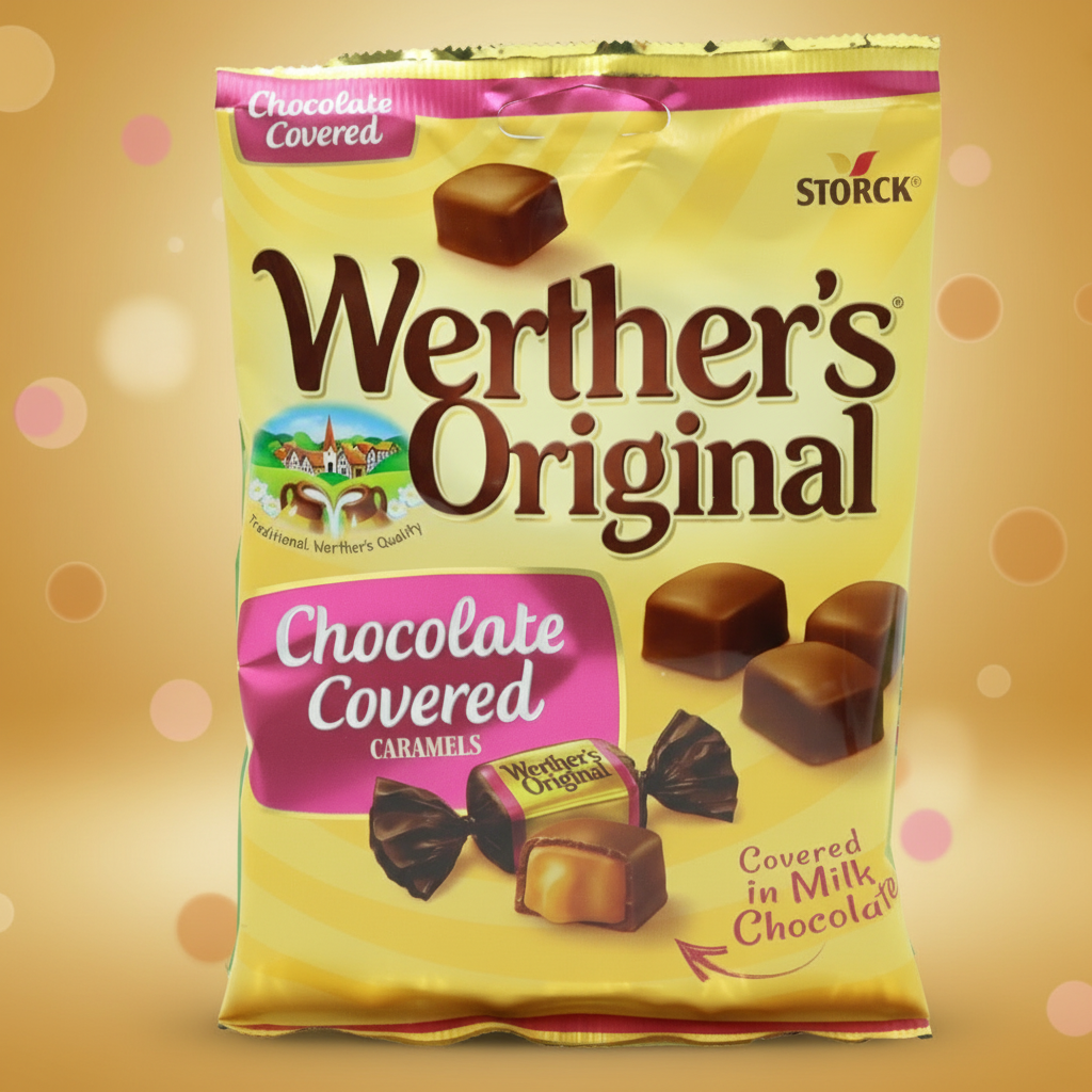 WERTHERS CHOCOLATE CARAMEL COVERED    100mg
