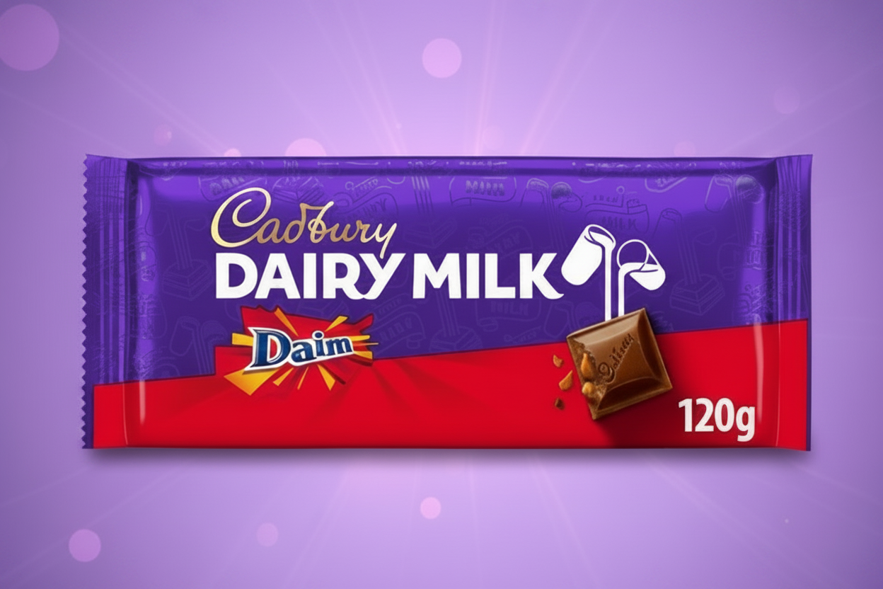 Cadbury Dairy Milk Daim Bar 120g | 100% Original, Imported from UK 🇬🇧