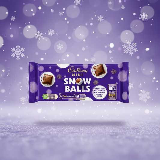CADBURY DAIRY MILK MINI SNOW BALLS BLOCK 110GM