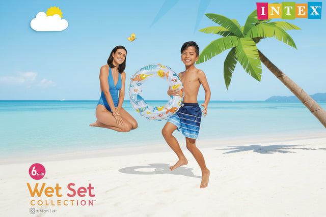 Intex Inflatable Swimming Ring 6-10 Y