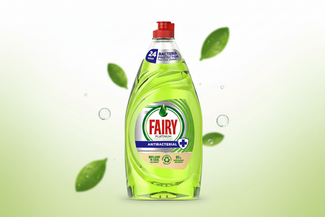 Fairy Dish Washing Liquid Platinum Antibacterial 820ML