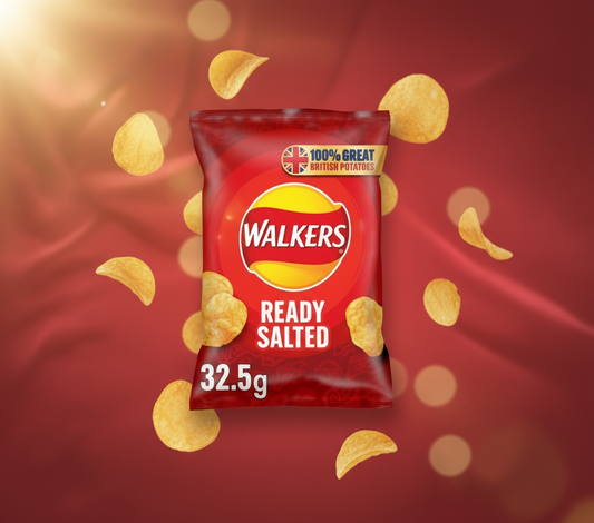 WALKERS CRISP READY SALTED 32.5GM