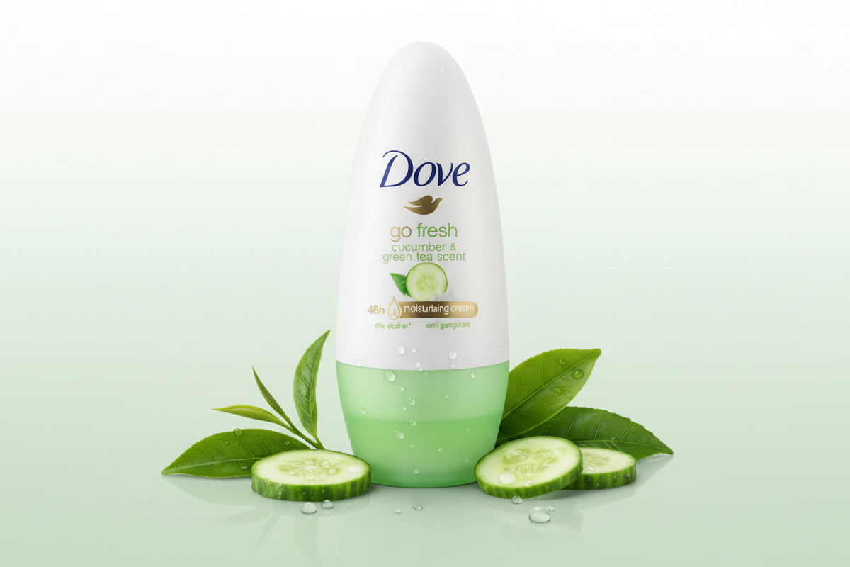DOVE ROLL ON CUCUMBER & TEA TREE 50ML