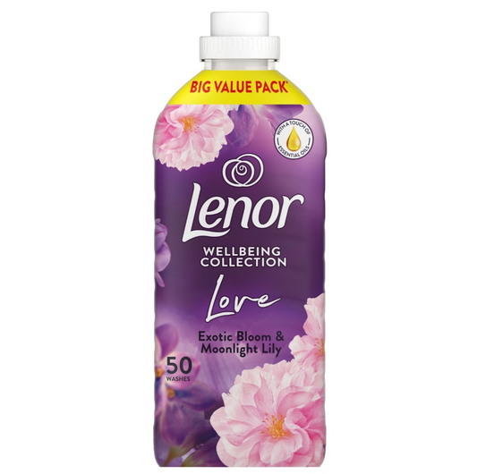 LENOR FABRIC CONDITIONER 50 WASH EXOTIC BLOOM  1.65LTR