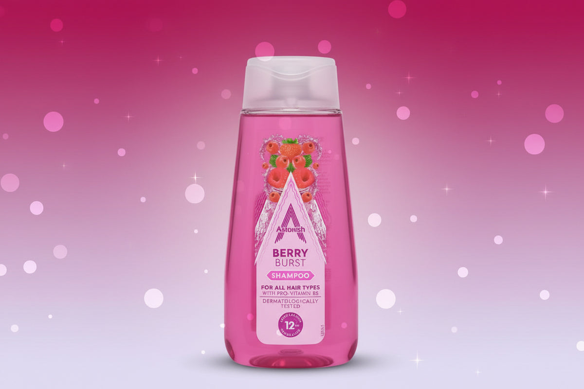 Astonish Hair Shampoo Berry Burst 375ML
