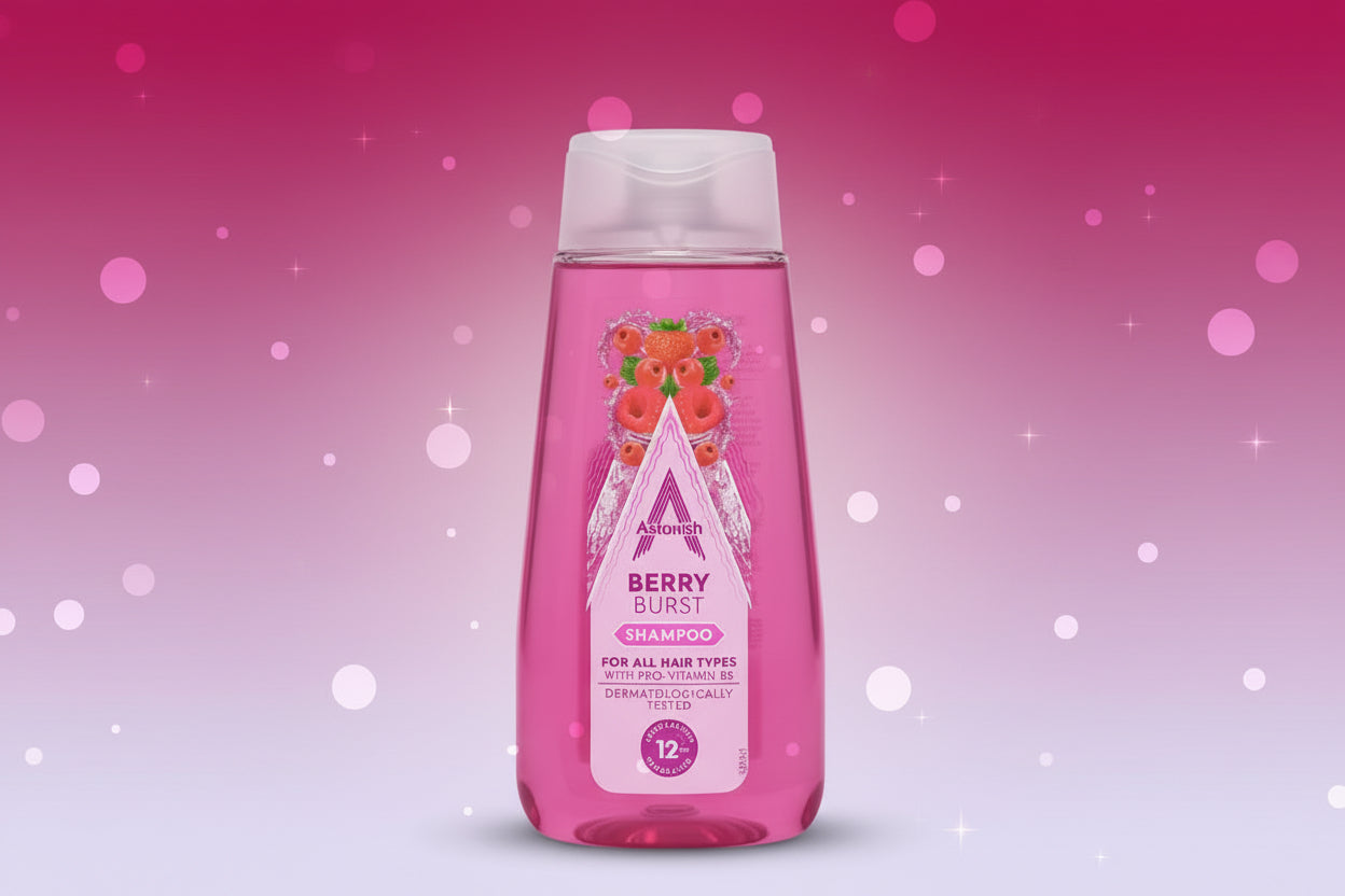 Astonish Hair Shampoo Berry Burst 375ML