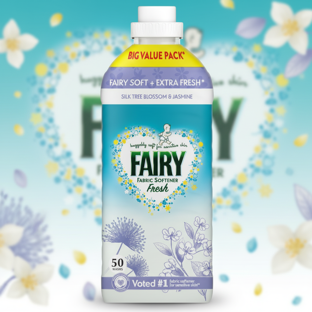 FAIRY FABRIC CONDITIONER SILK T. BLOSSOM & JAS 50W 1650ML