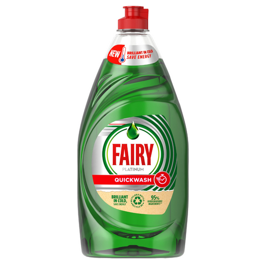 FAIRY LIQUID PLATINUM QUICK WASH ORIGINAL 820ML