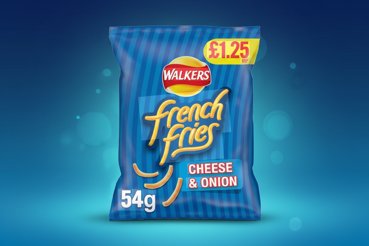 Walkers French Fries Cheese & Onion 54G
