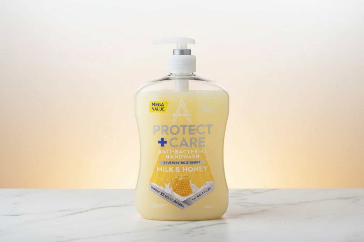 Astonish Handwash Antibac Milk & Honey 600ML