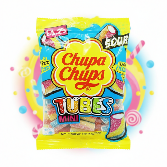 CHUPA CHUPS SOUR MINI TUBES 120GM