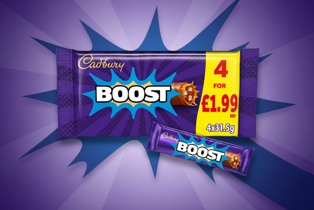 CADBURY BOOST MULTIPACK 4PK 126GM