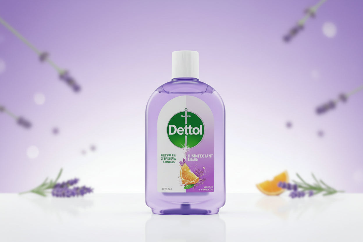 DETTOL DISINFECTANT LIQUID LAVENDER & ORANGE 500ML