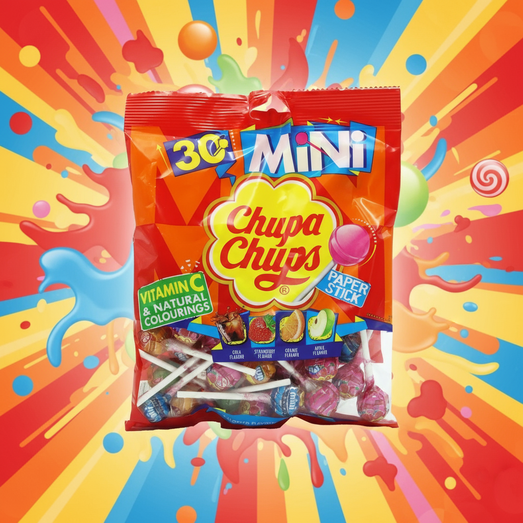 CHUPA CHUPS MINI LOLLIES 30,S