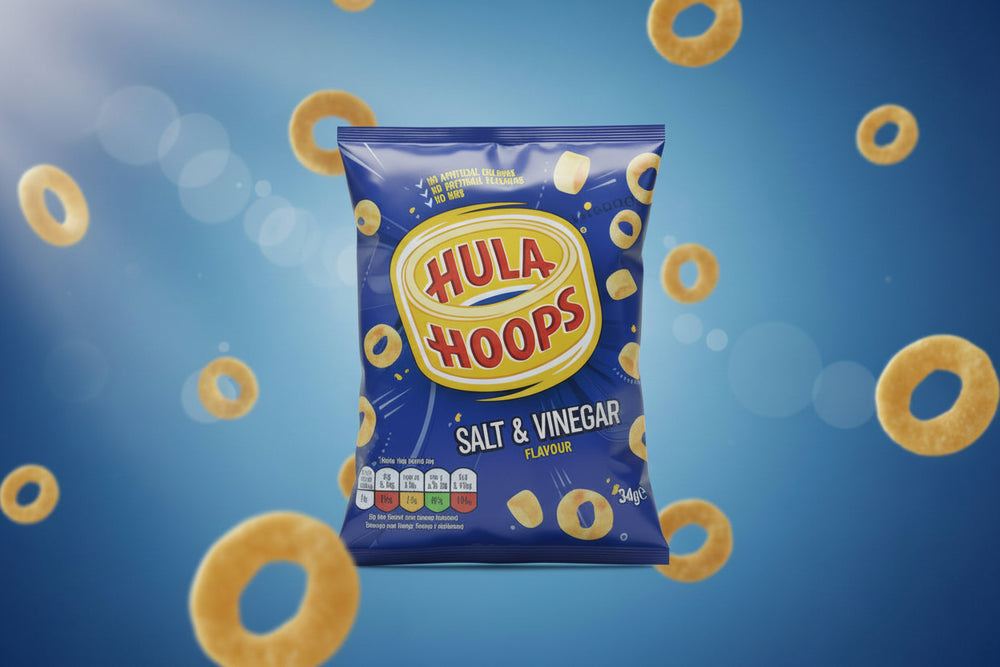 Hula Hoops Crisps Salt & Vinegar 34G