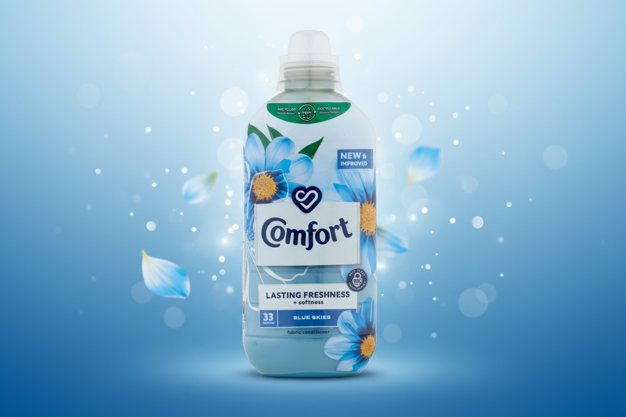 COMFORT FABRIC CONDITIONER BLUE SKIES 33W 990ML