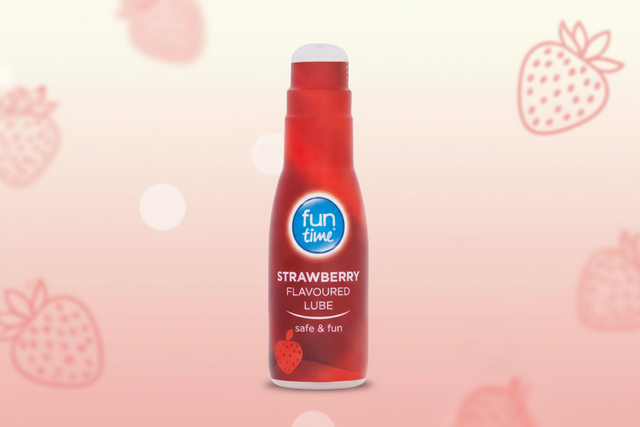 FUN TIME STRAWBERRY FLAVOURED LUBE  03/26 75 ML