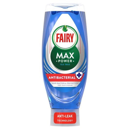 FAIRY LIQUID MAX POWER ANTI BACTERIAL TEA TREE 640ML