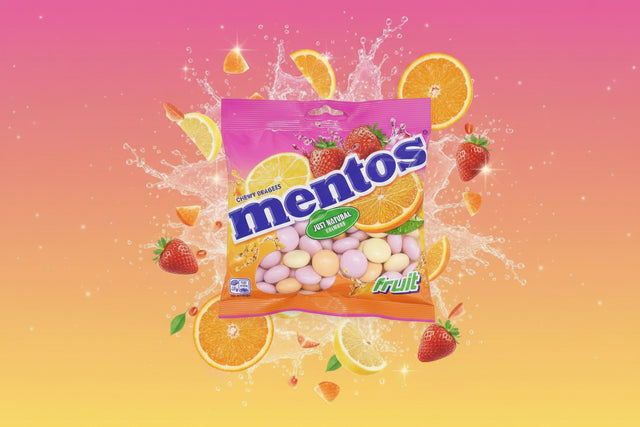 MENTOS FRUITS NATURAL 150GM