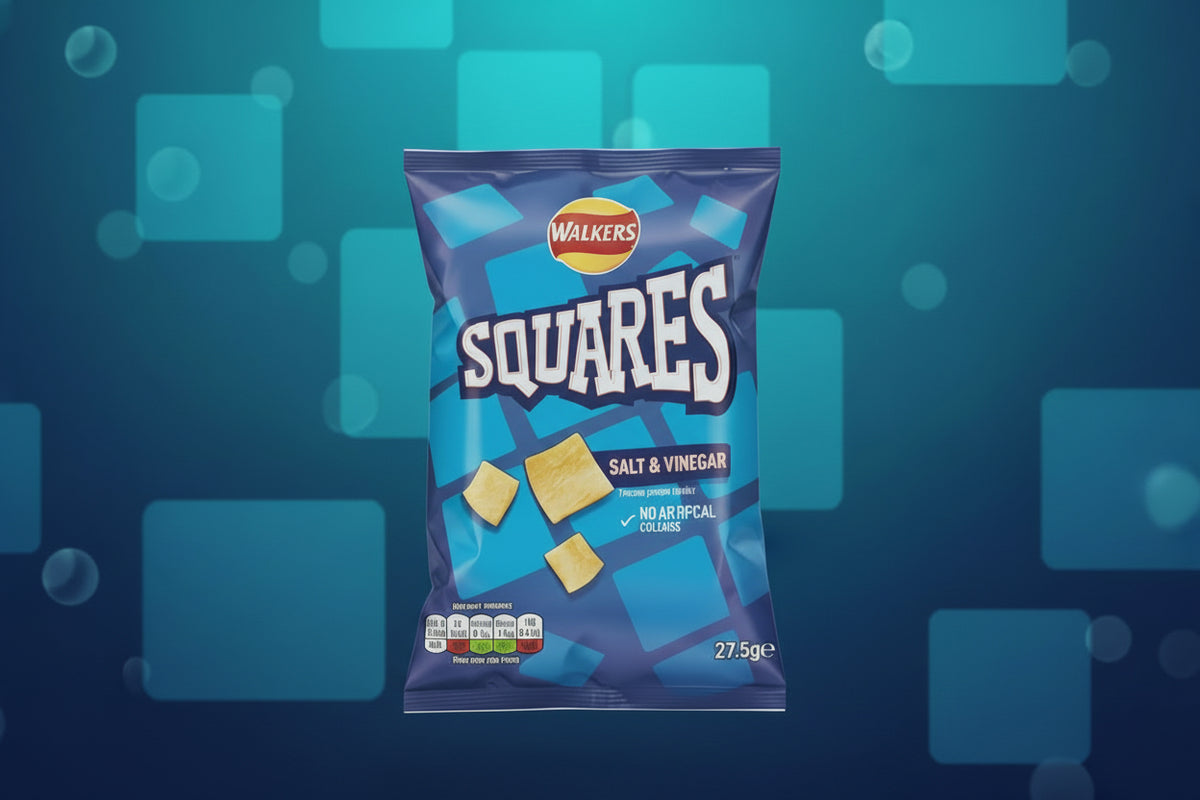 Squares Crisps Salt & Vinegar