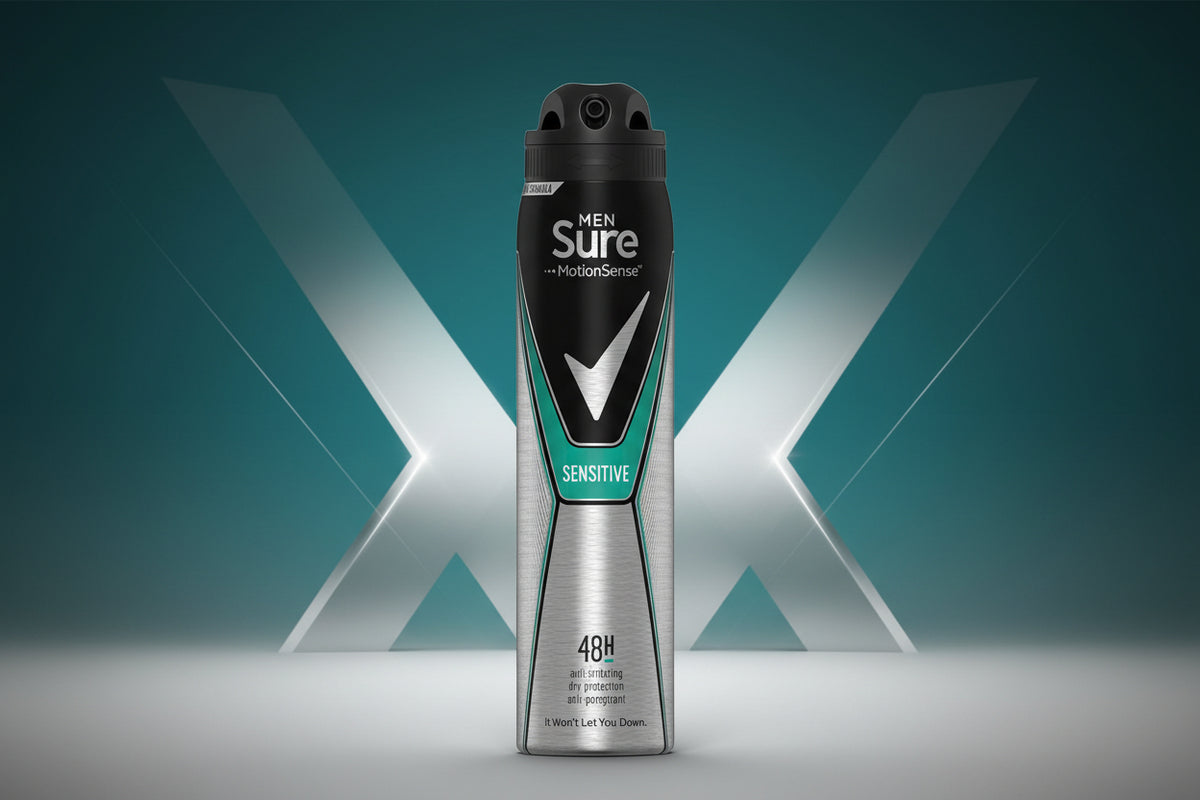 SURE DEODORANT MEN SENSITIVE 250ML.