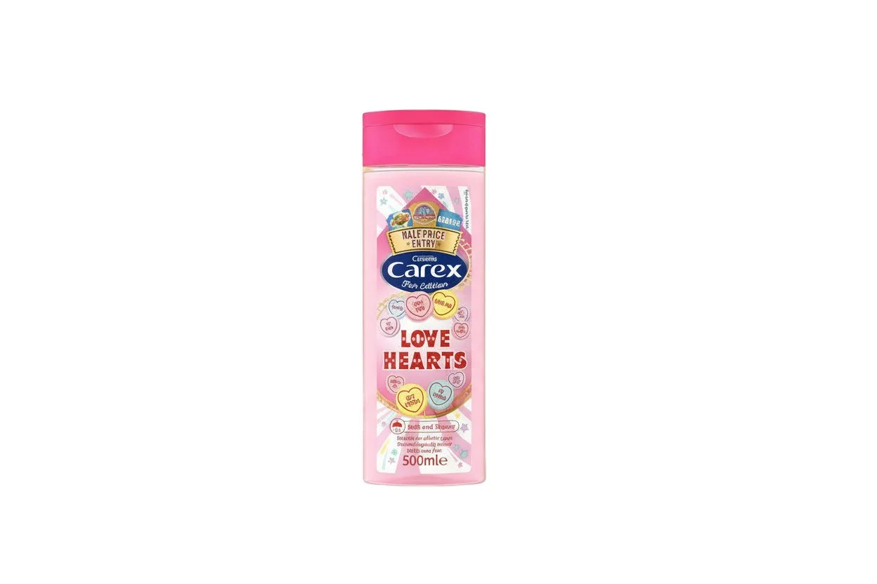 Carex Shower Gel Love Hearts 500ml