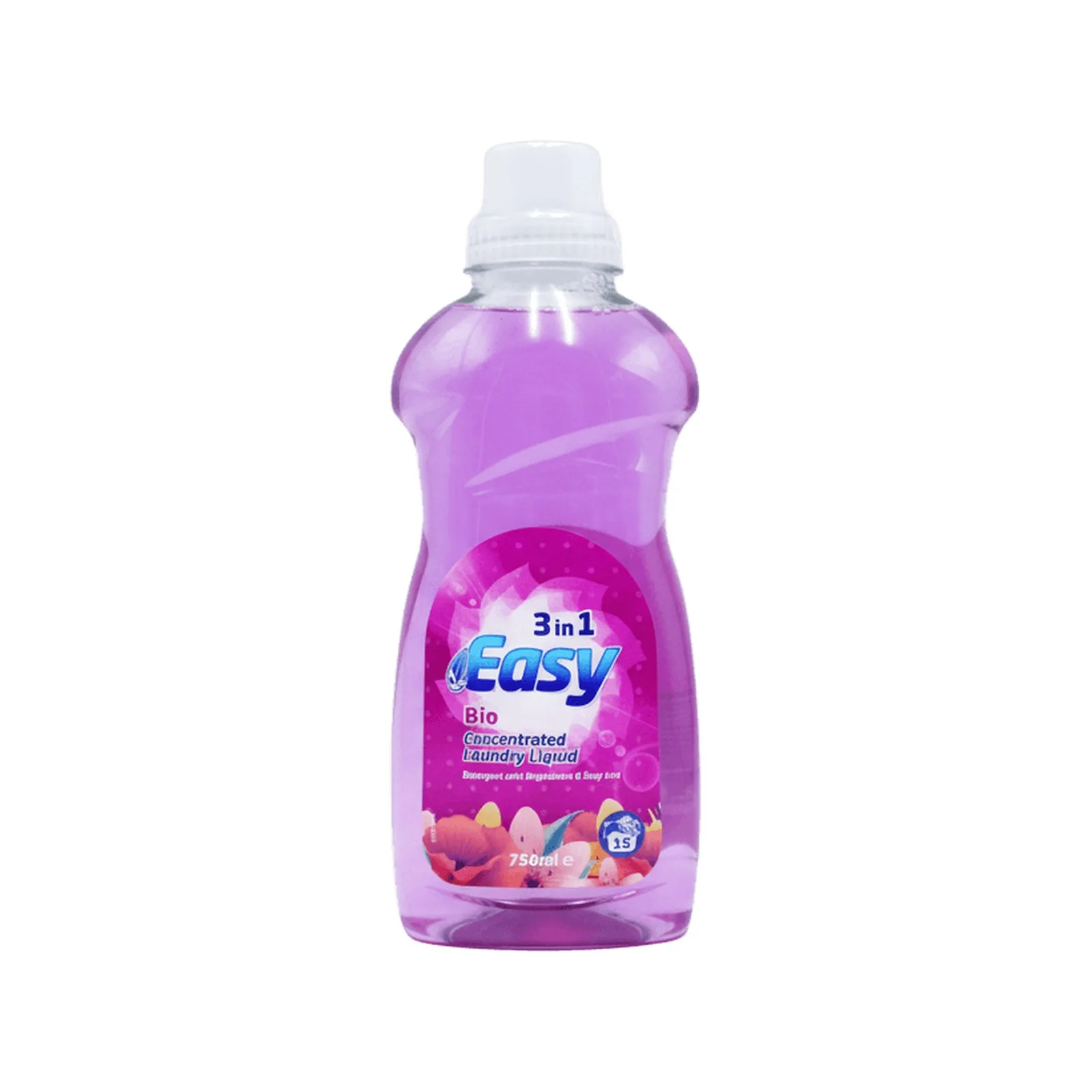 Easy Liquid 3in1 Conc Laundry 15 Wash Bio 750ml