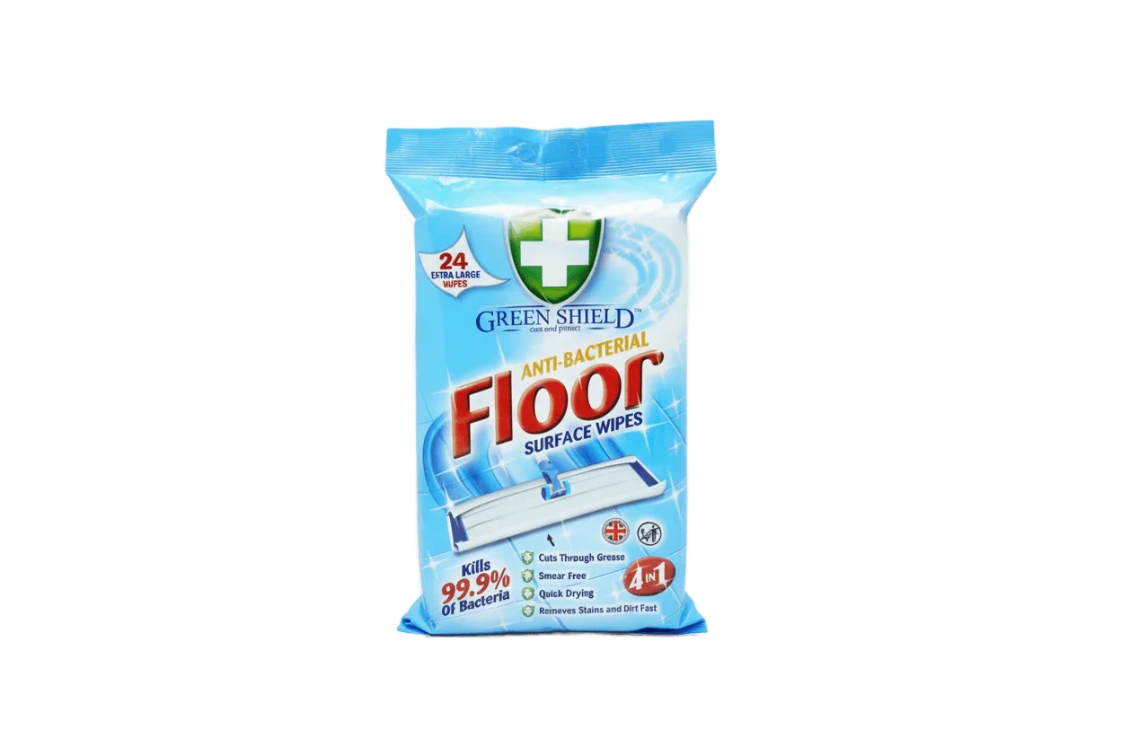 Greenshield Antibacterial Floor Wipes 24 Pack