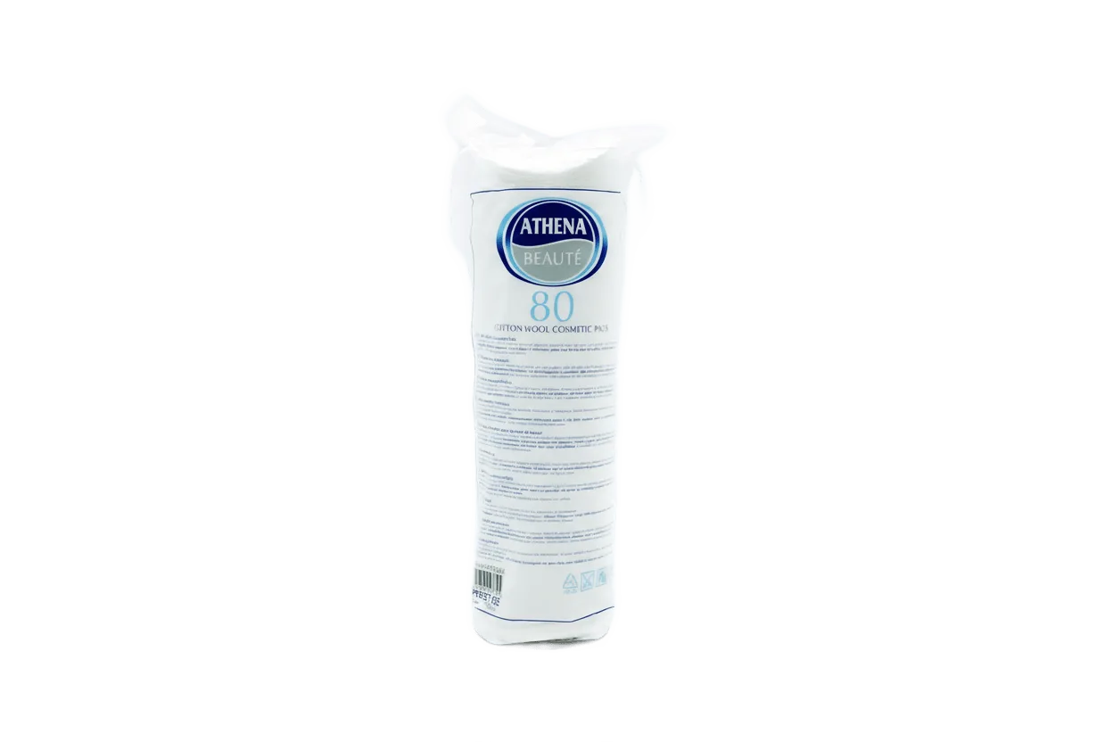 Athena Cotton Cosmetic Pads 80 Pack