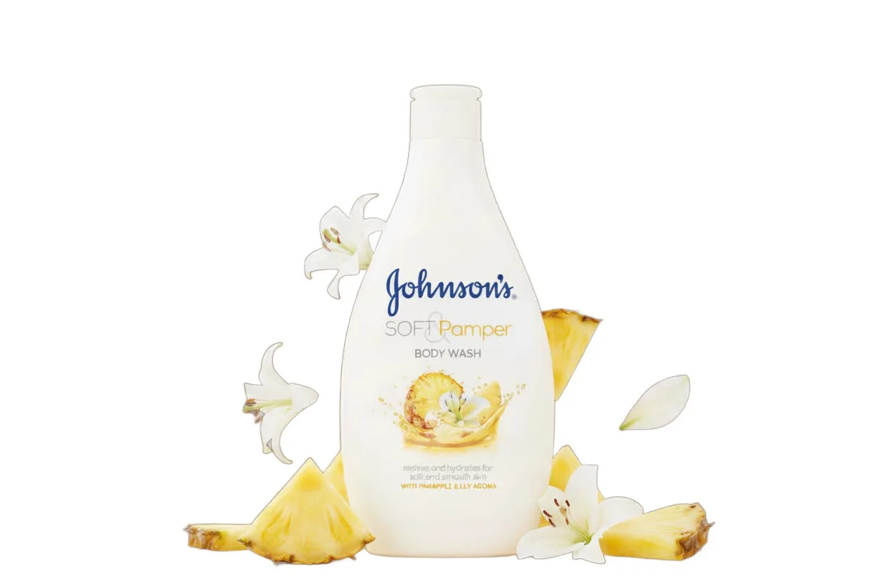 Johnson's Soft Pamper Body Wash 400ml