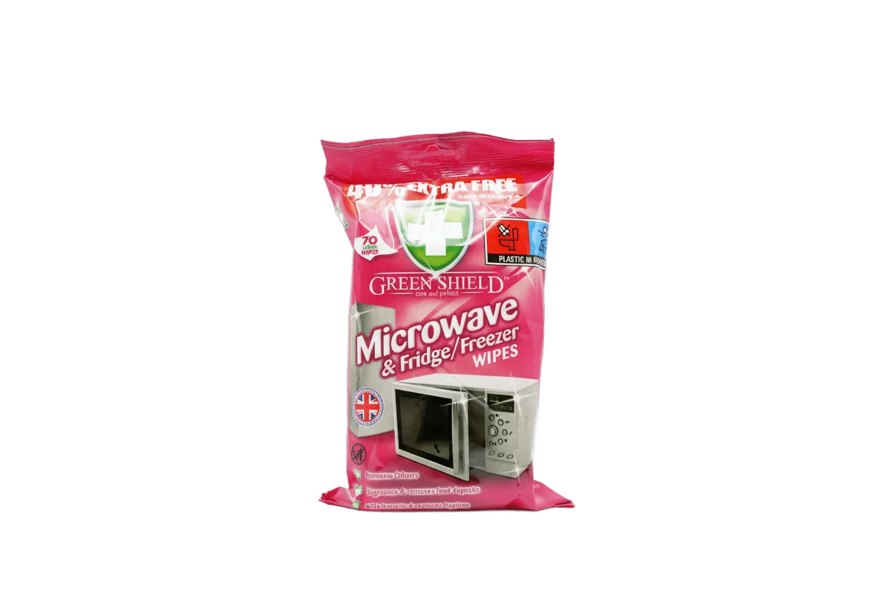 Greenshield Microwave Fridge & Freezer Wipes 70 Pack