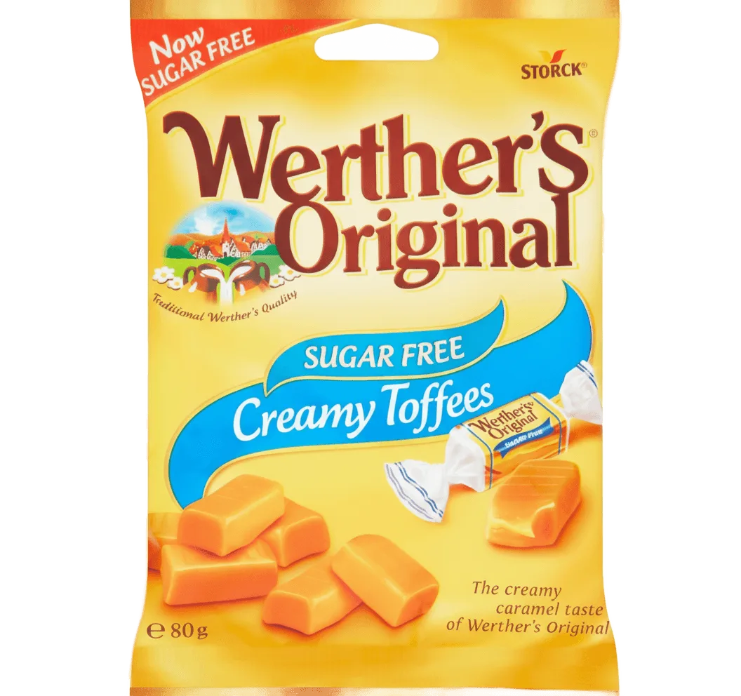 Werthers Original Sugar Free Creamy Toffee 80g