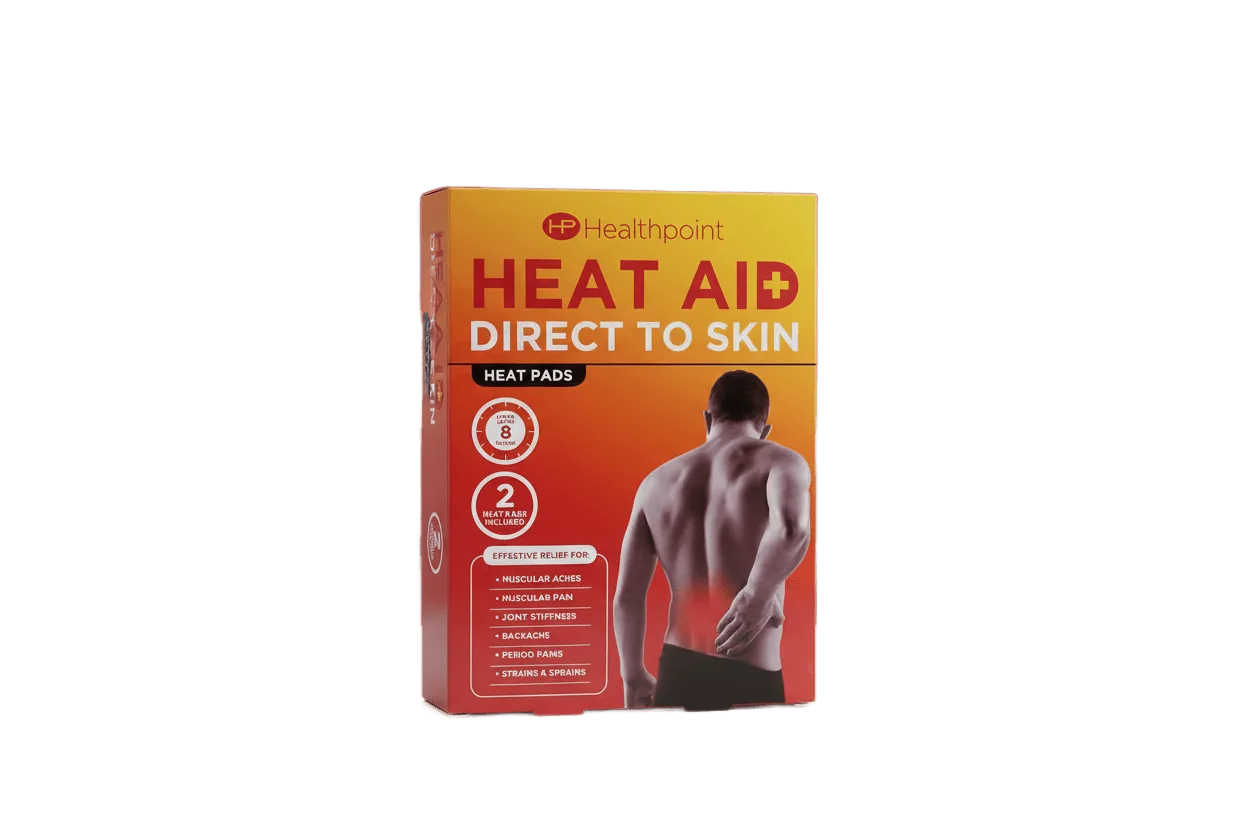 Heat Aid Heat Patch Direct to Skin 2 Pack
