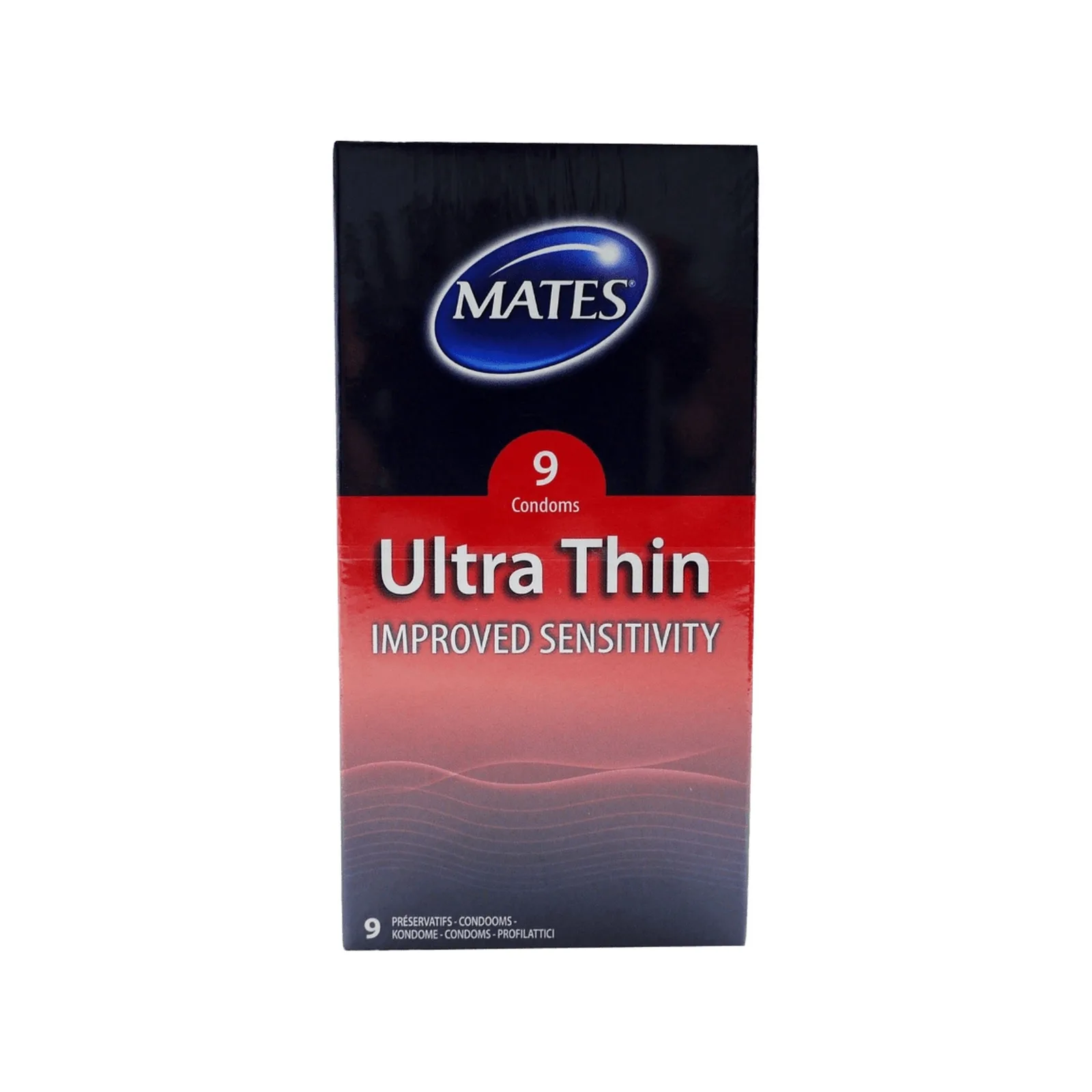 MATES CONDOMS ULTRA THIN SENSITIVITY 9 Pack