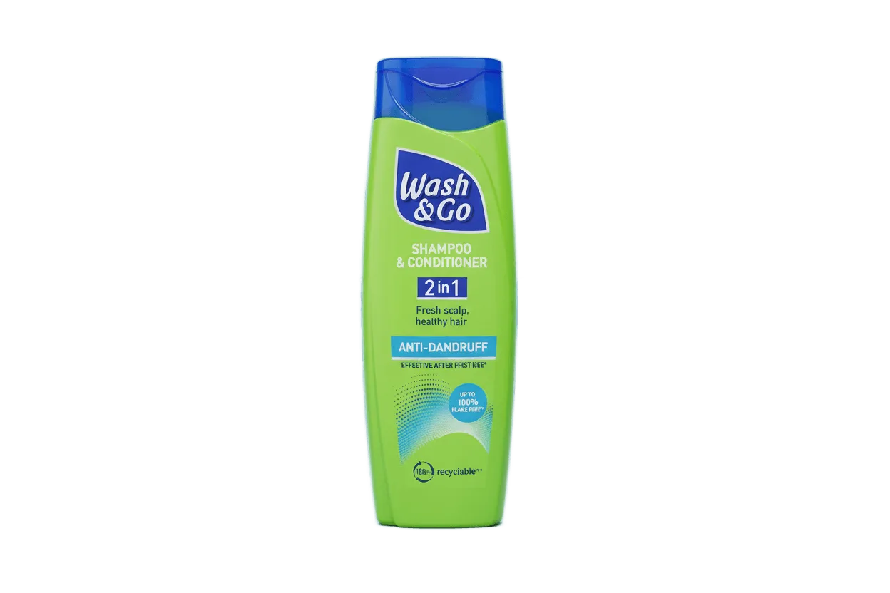 Wash & Go Shampoo 2 in 1 Anti Dandruff 200ml