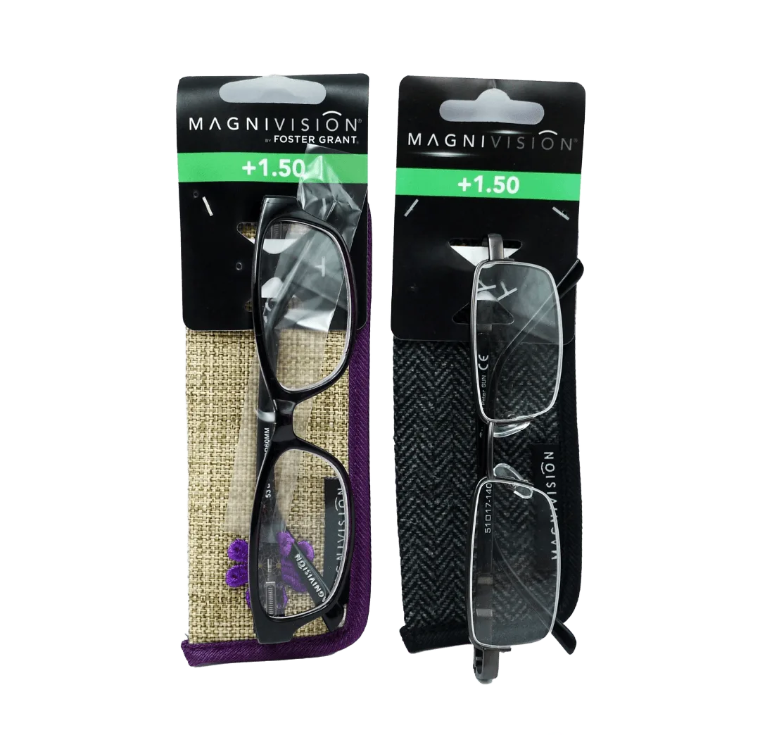 FOSTER GRANT READING GLASSES ASST 1.5 degree