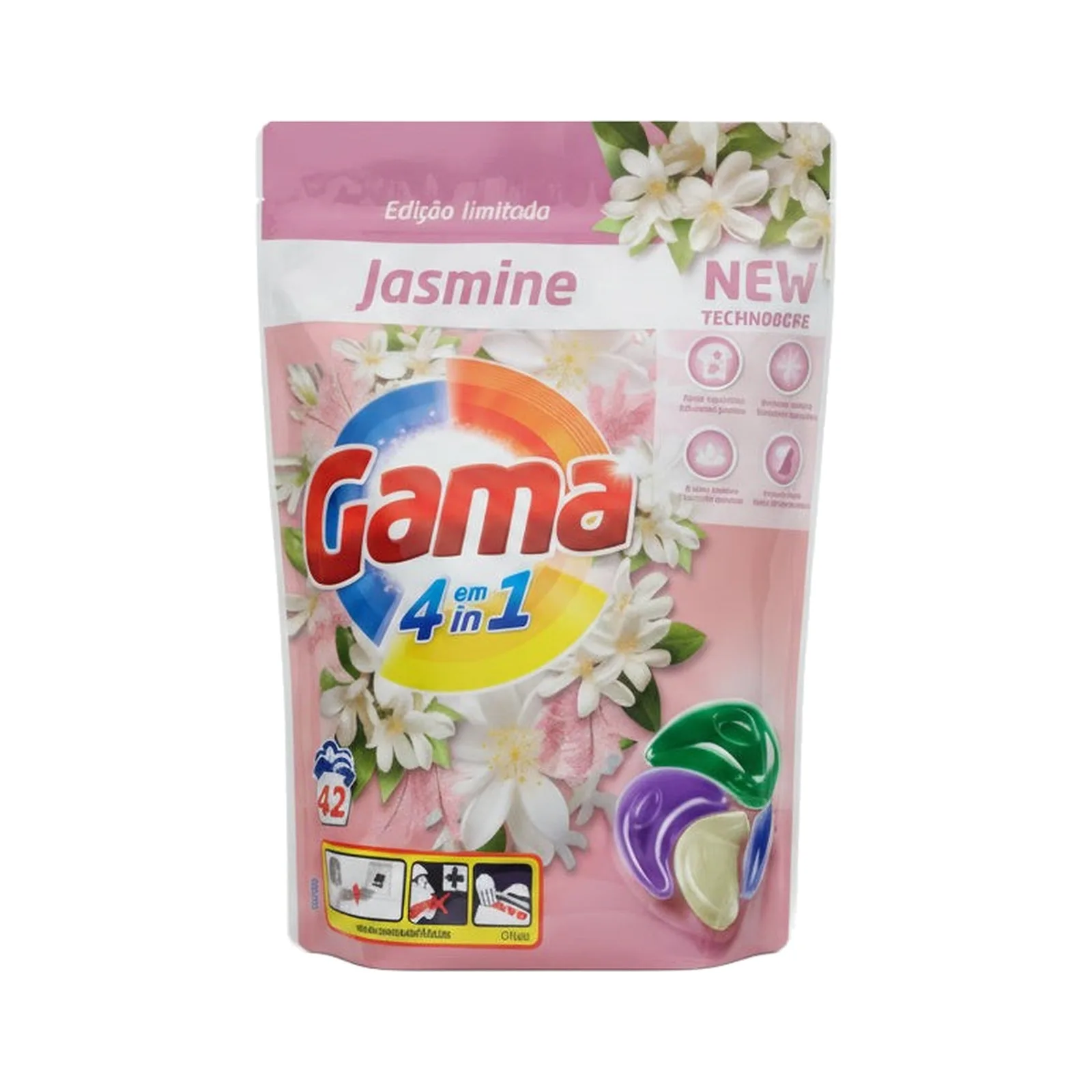Gama Laundry Pods 4-in-1 Jasmine 42 Washes