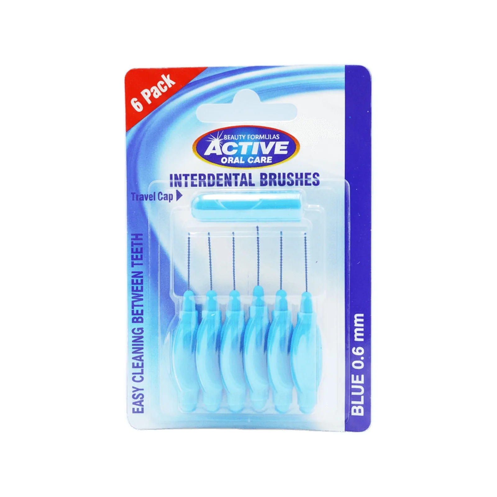 BEAUTY FORMULAS INTERDENTAL BRUSHES 0.60MM 6 Pack