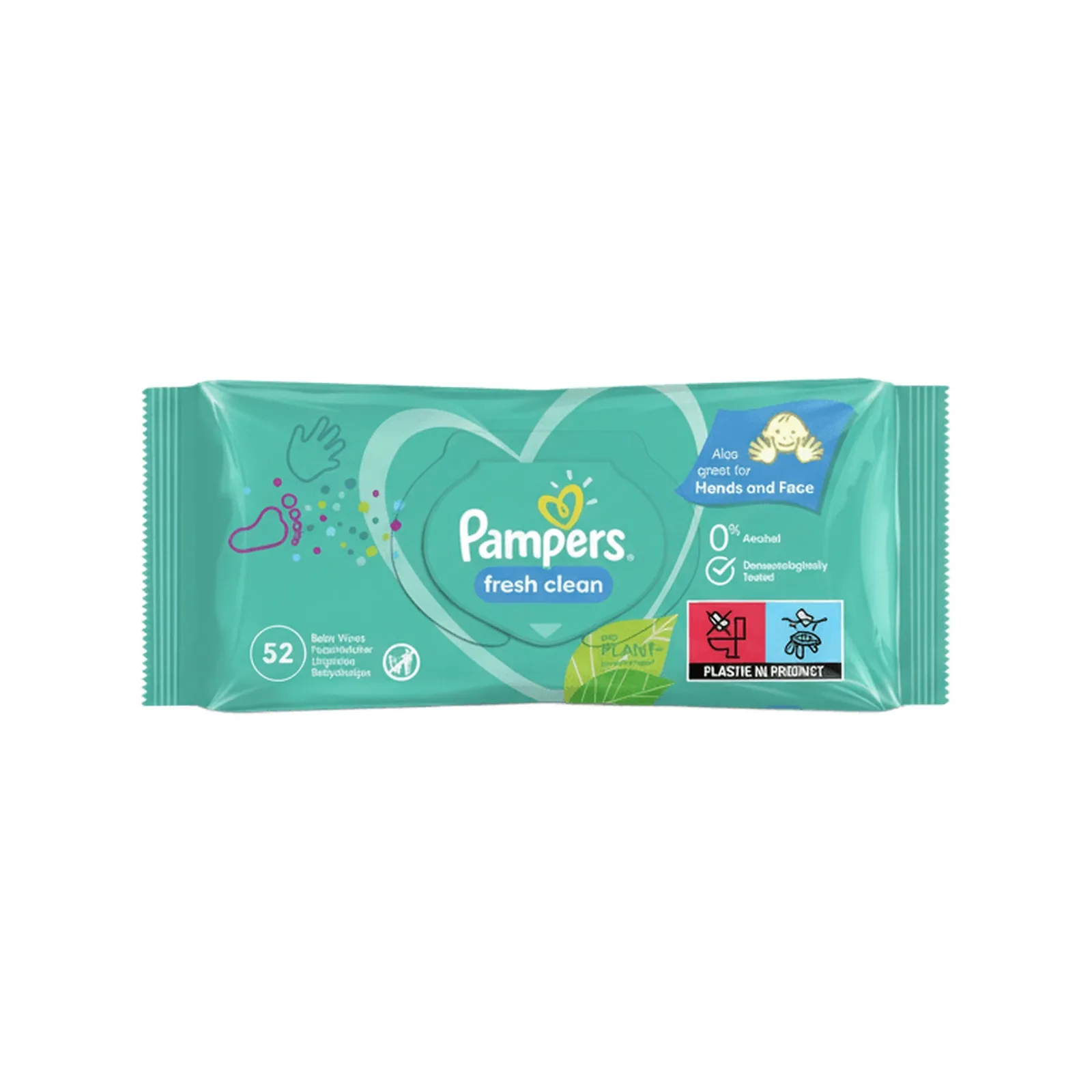 Pampers Baby Wipes Scented 52 Pack