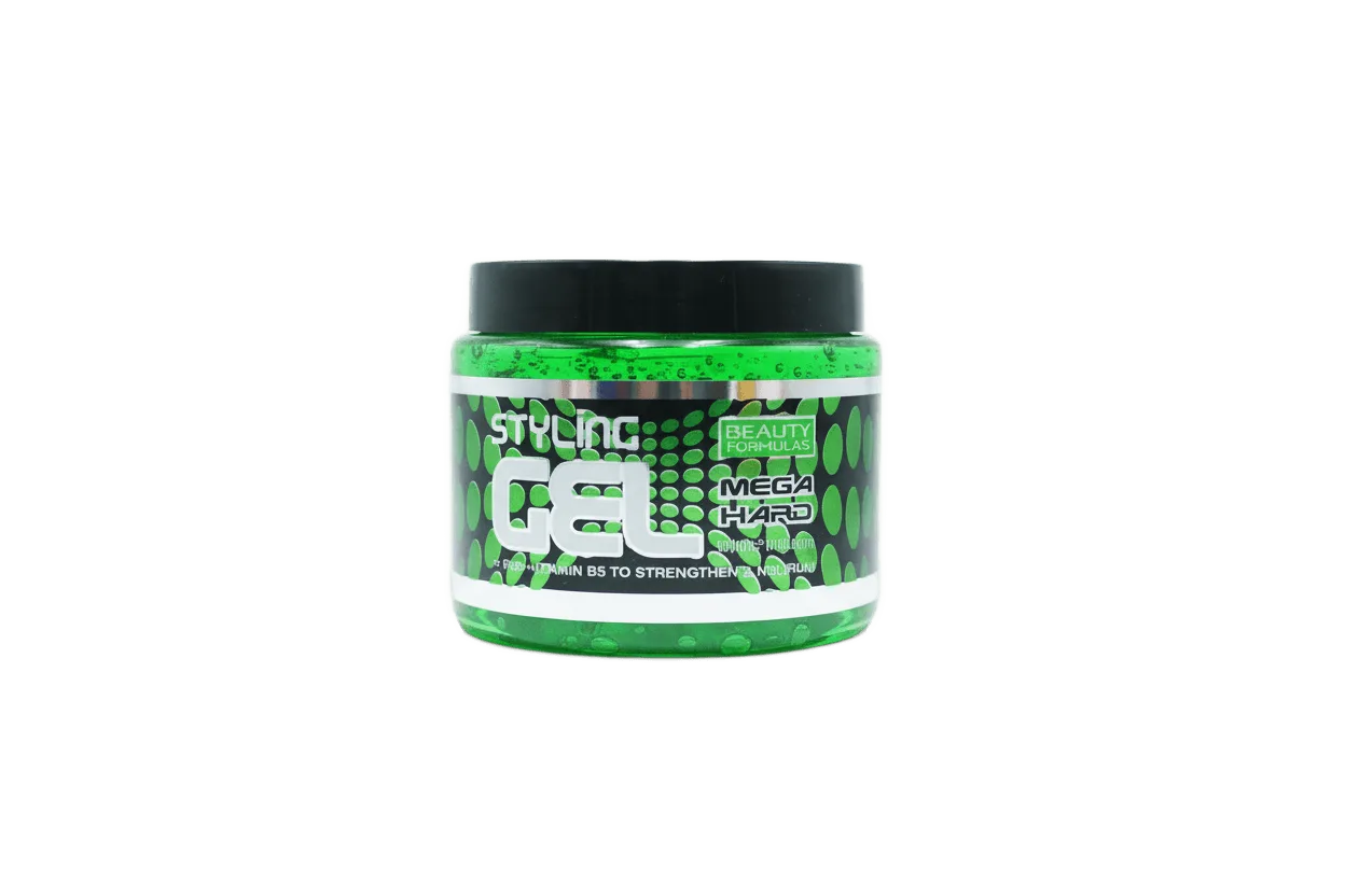 BEAUTY FORMULAS STYLING GEL MEGA HARD 500ml.