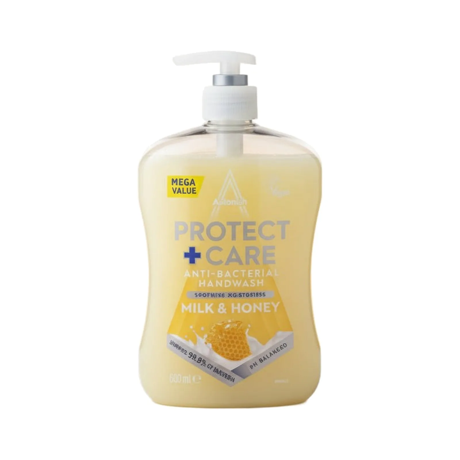 Astonish Handwash Antibac Milk & Honey 600ml