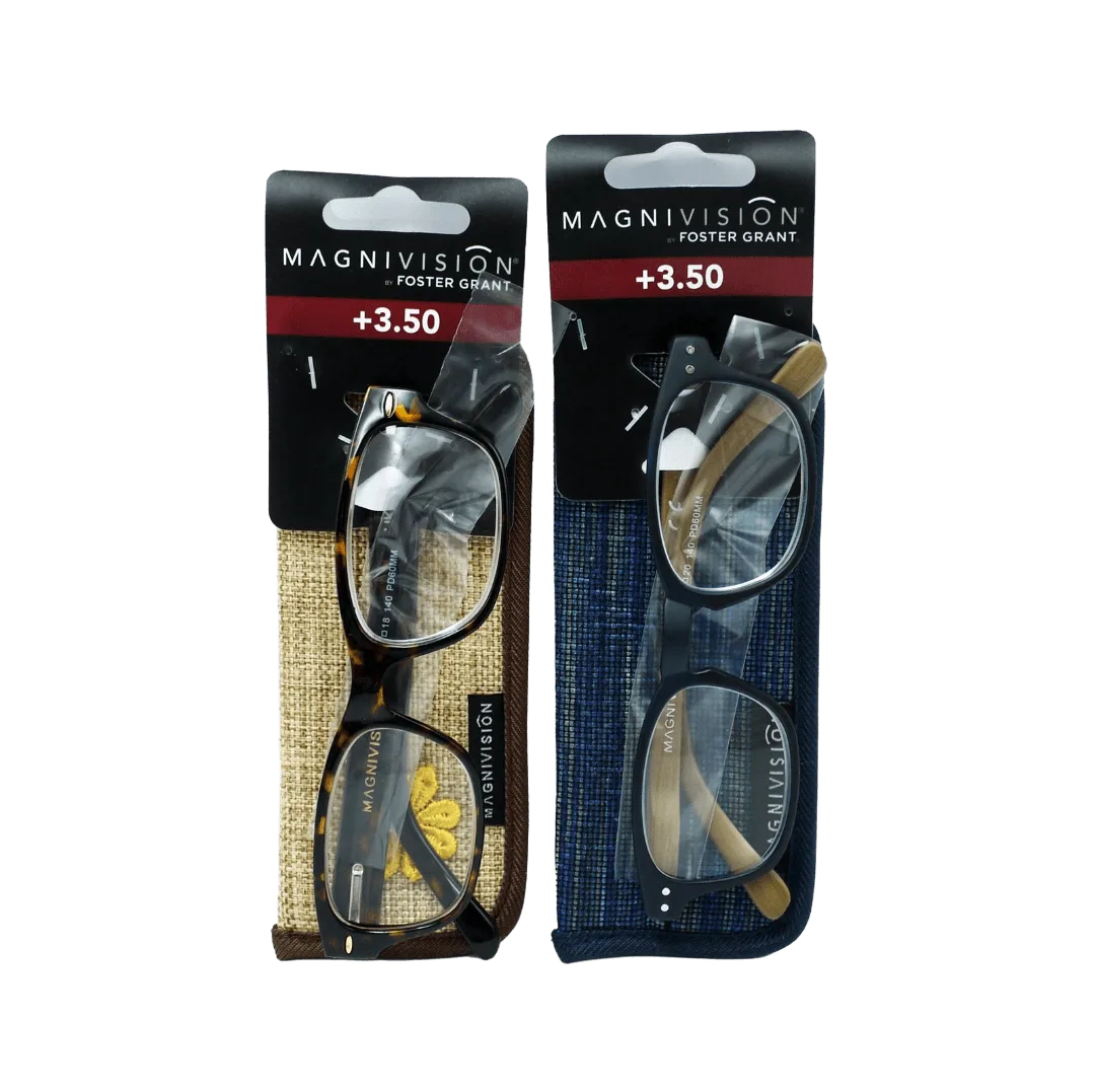 FOSTER GRANT READING GLASSES ASST 3.5' degrees