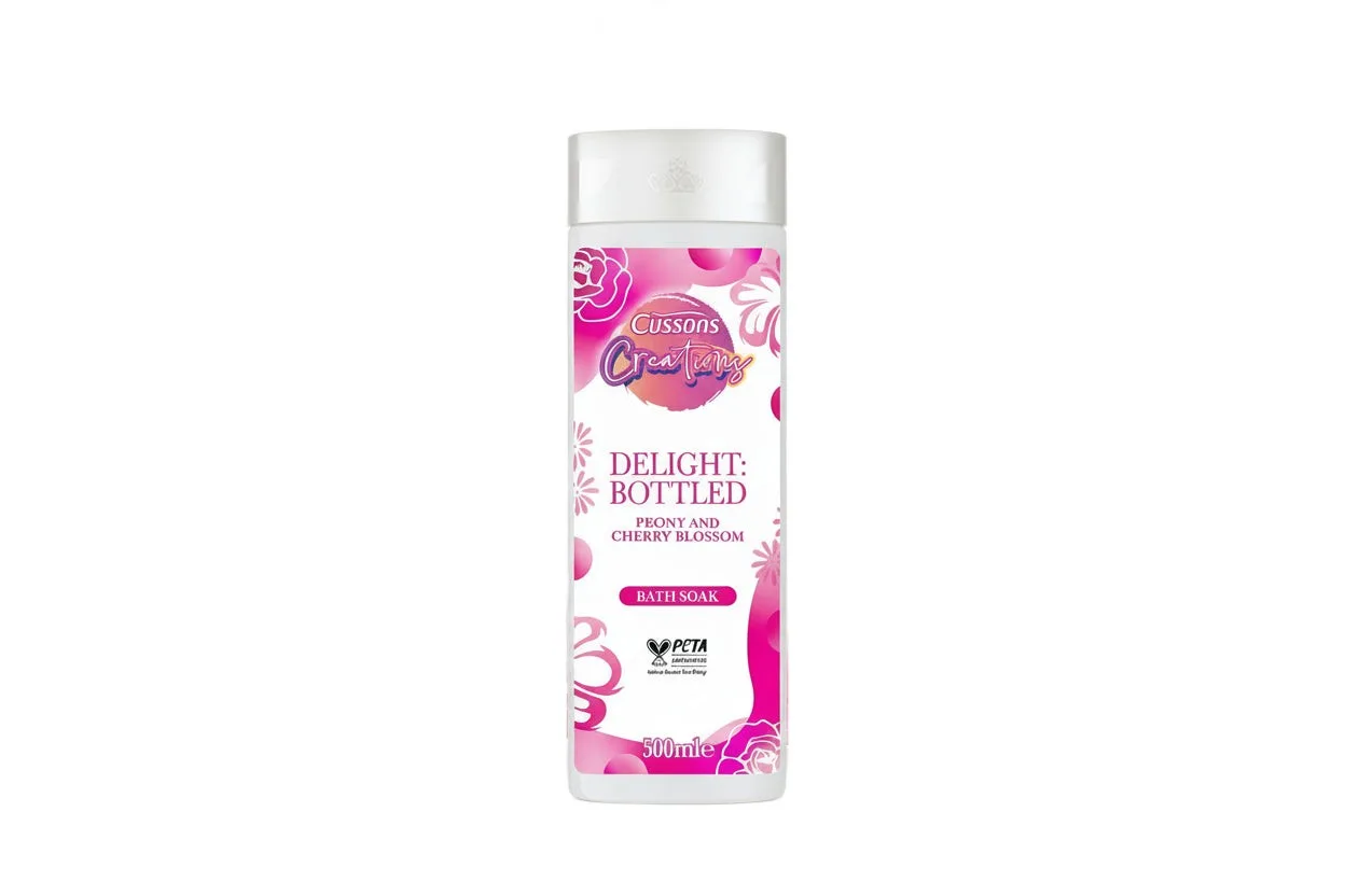 Cussons Creations Bath Delight 500ml – Luxurious Moisturising Bath Soak
