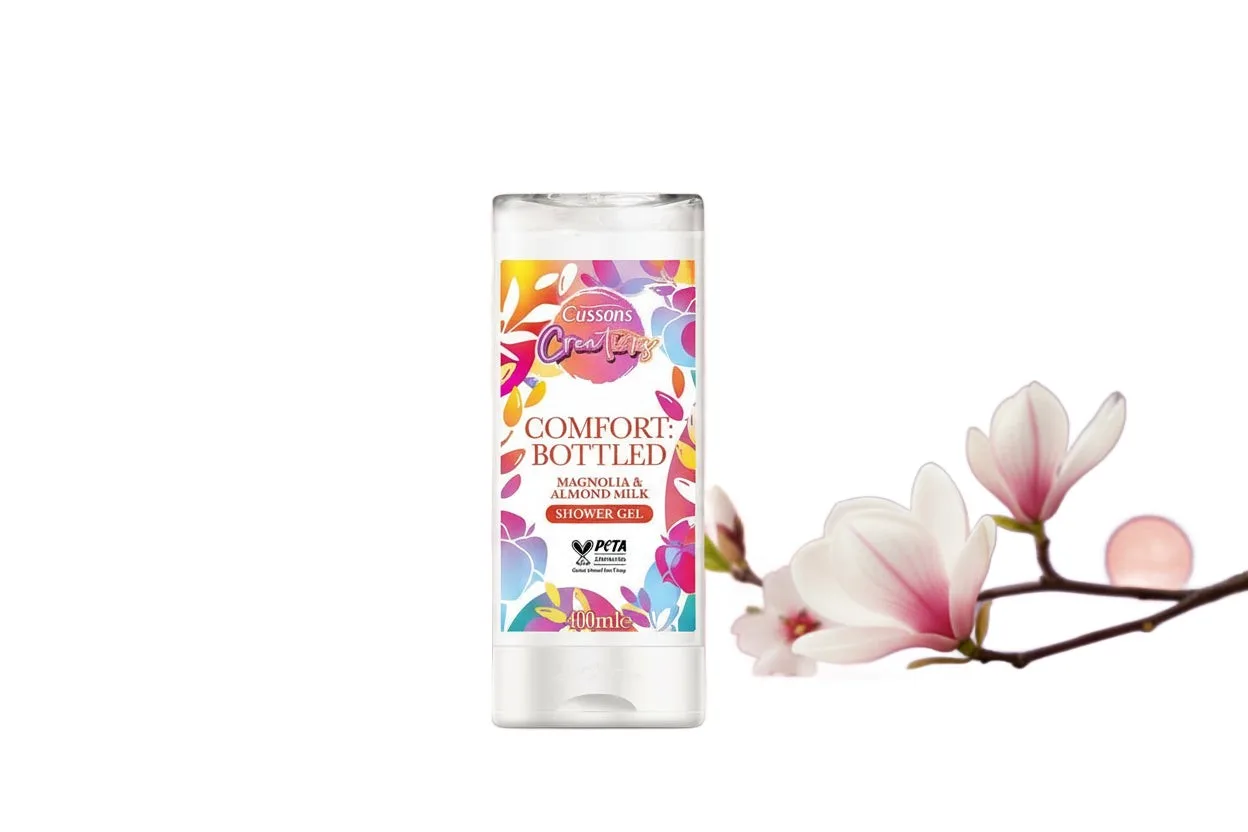 Cussons Creations Shower Gel Magnolia & Almond 400ml | Imported from UK 🇬🇧