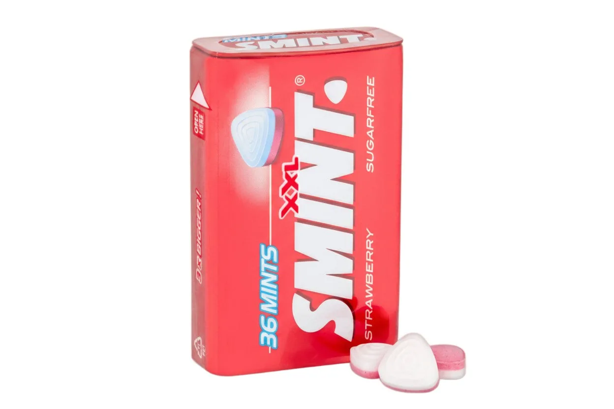 Smint Mini Tins Strawberry 36 Mints